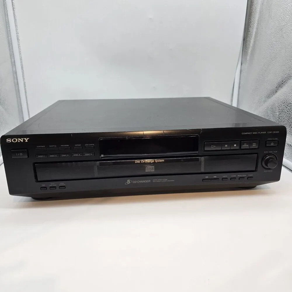 Sony CDP-CE335 5 Disc CD Changer Player Carousel | NO Remote TESTED